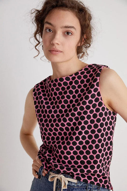 Floral Jacquard Top